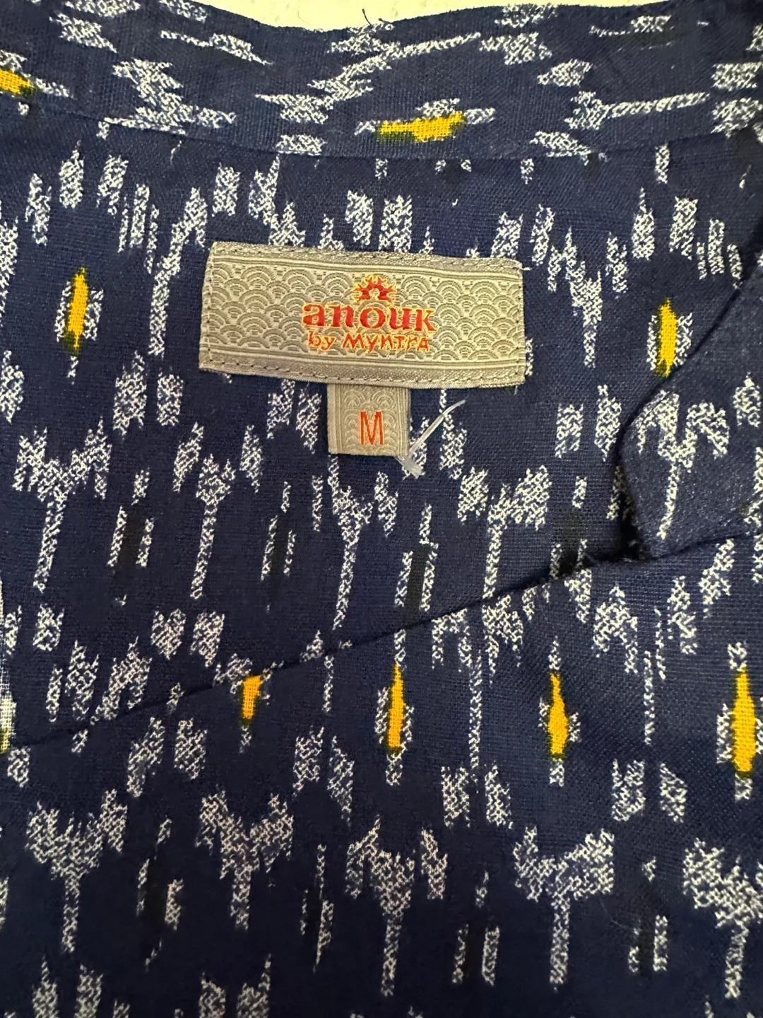 Anouk by Myatta men’s Ikat Print Tunic image indicator(2)