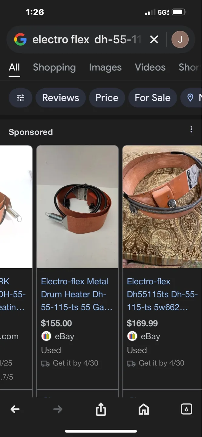 Electro-Flex Heat DH-55-115-TS 1000-Watt 55-Gallon Drum Heater image indicator(6)