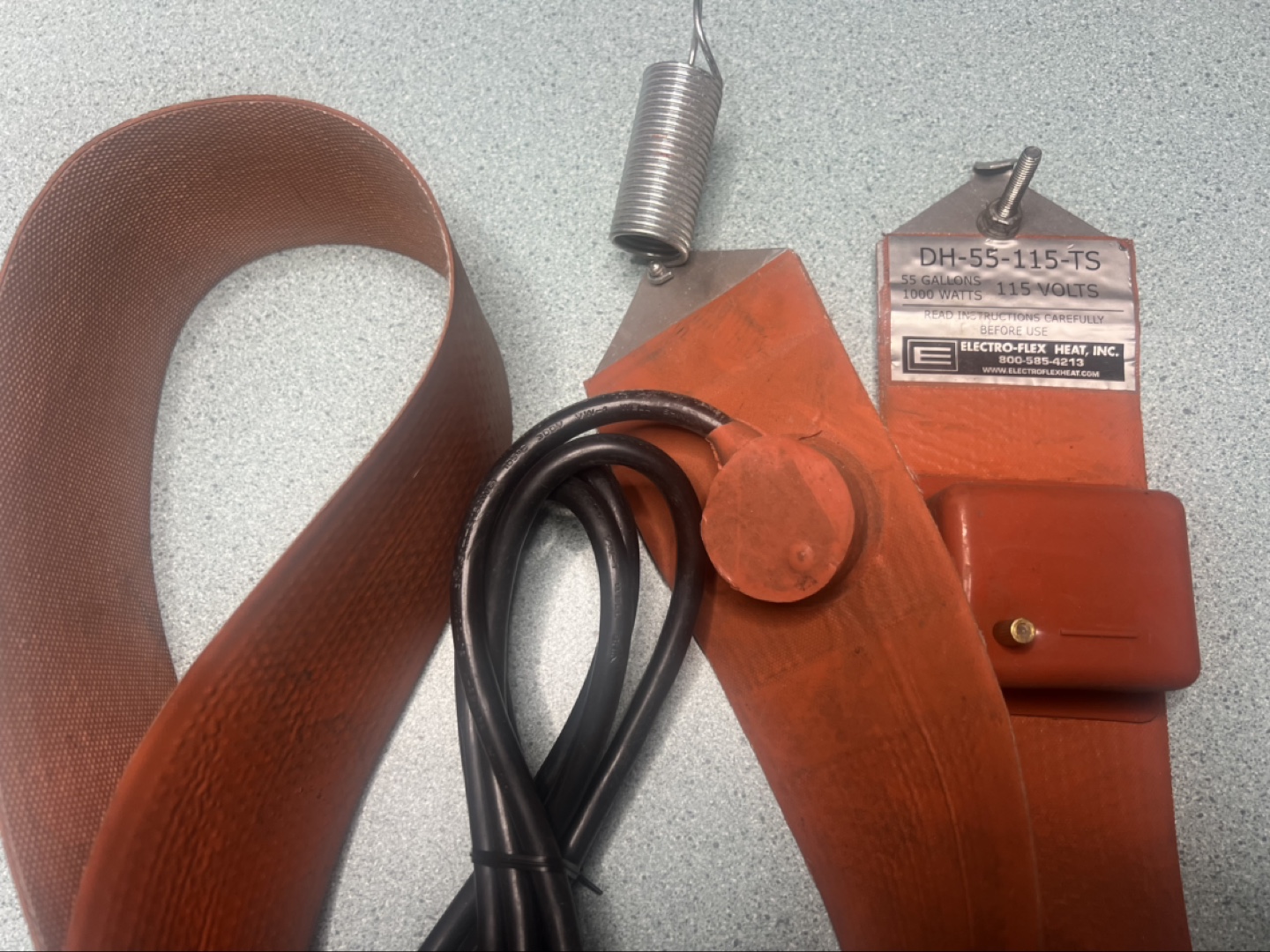 Electro-Flex Heat DH-55-115-TS 1000-Watt 55-Gallon Drum Heater - photo 2