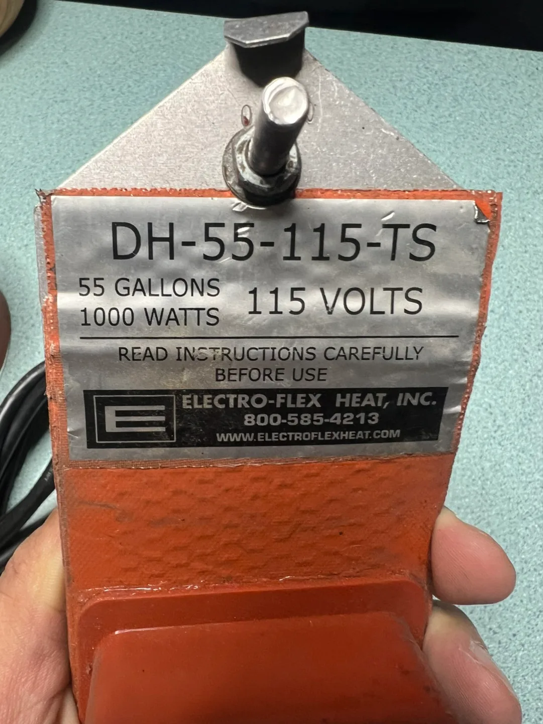 Electro-Flex Heat DH-55-115-TS 1000-Watt 55-Gallon Drum Heater image indicator(3)