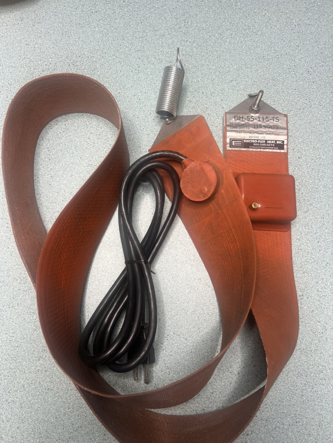 Electro-Flex Heat DH-55-115-TS 1000-Watt 55-Gallon Drum Heater