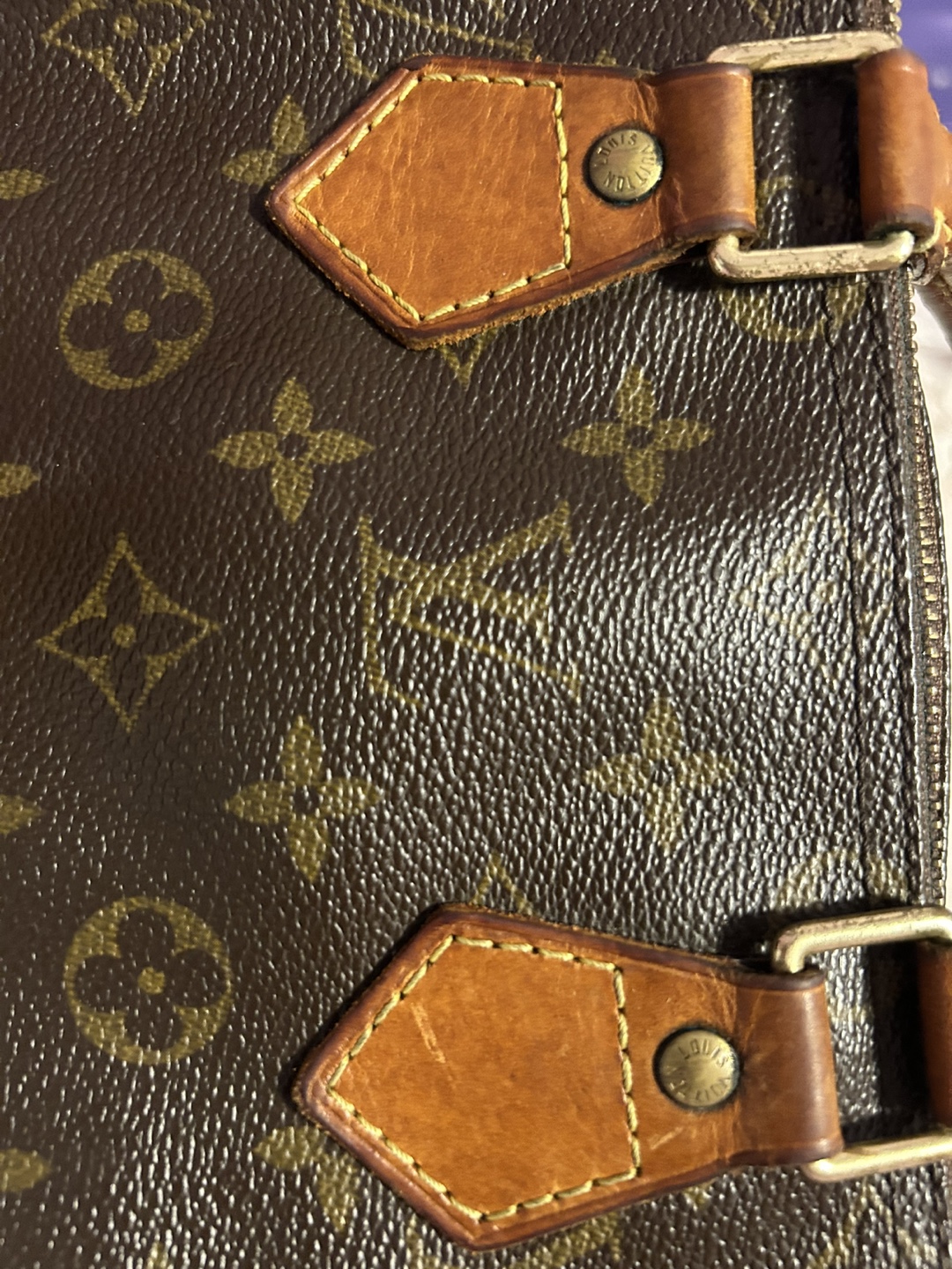 Authentic Louis Vuitton Speedy 25 Monogram Canvas Handbag - photo 3