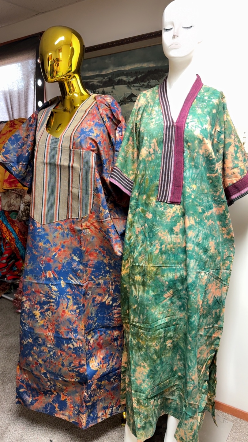Tie-Dye African Print Maxi Dresses (2) - photo 4