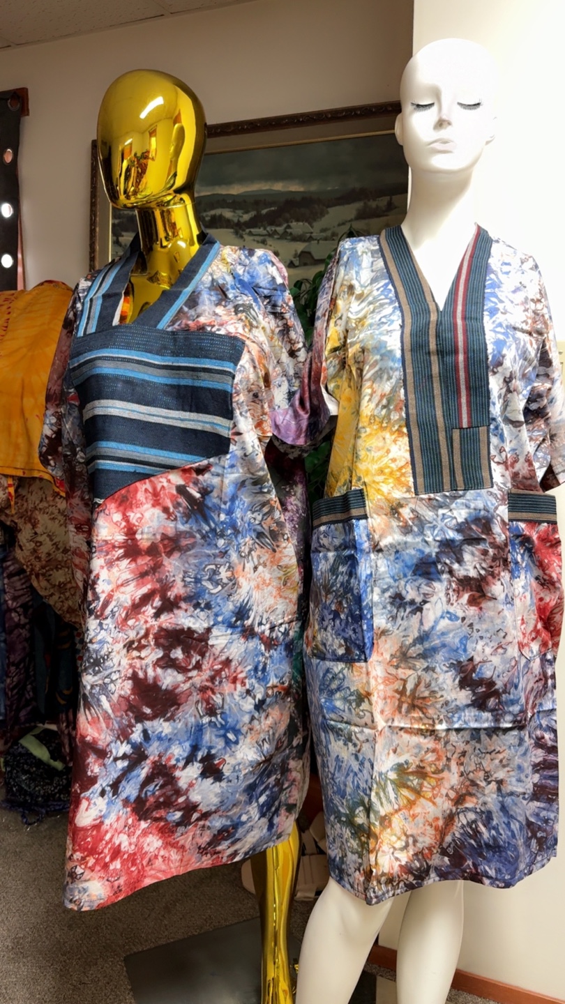 Tie-Dye African Print Maxi Dresses (2) - photo 2