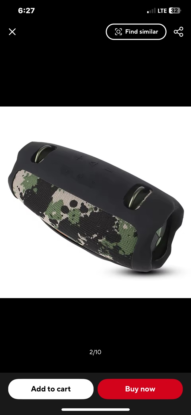 JBL Xtreme 4 Portable Bluetooth Speaker Silicone Case - Camo - photo 2