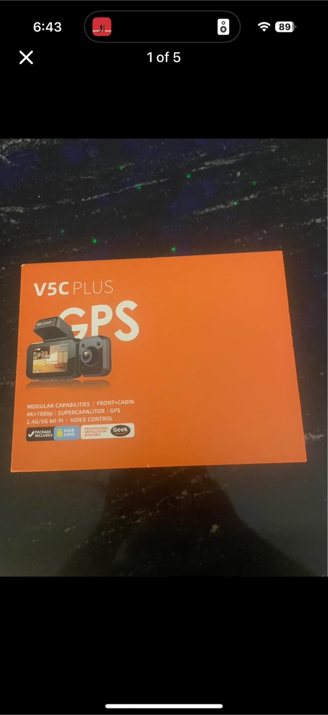 Rexing V5C Plus GPS Dual-Channel Dash Cam