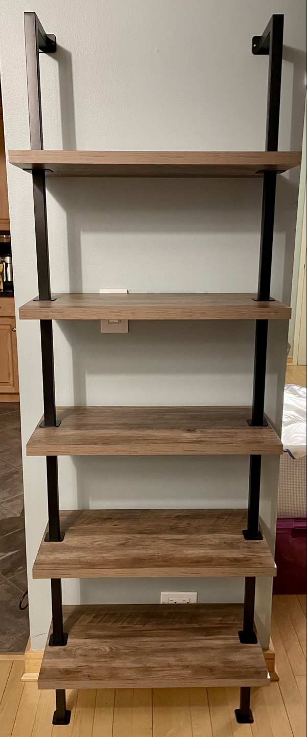 5-Shelf Ladder Bookshelf