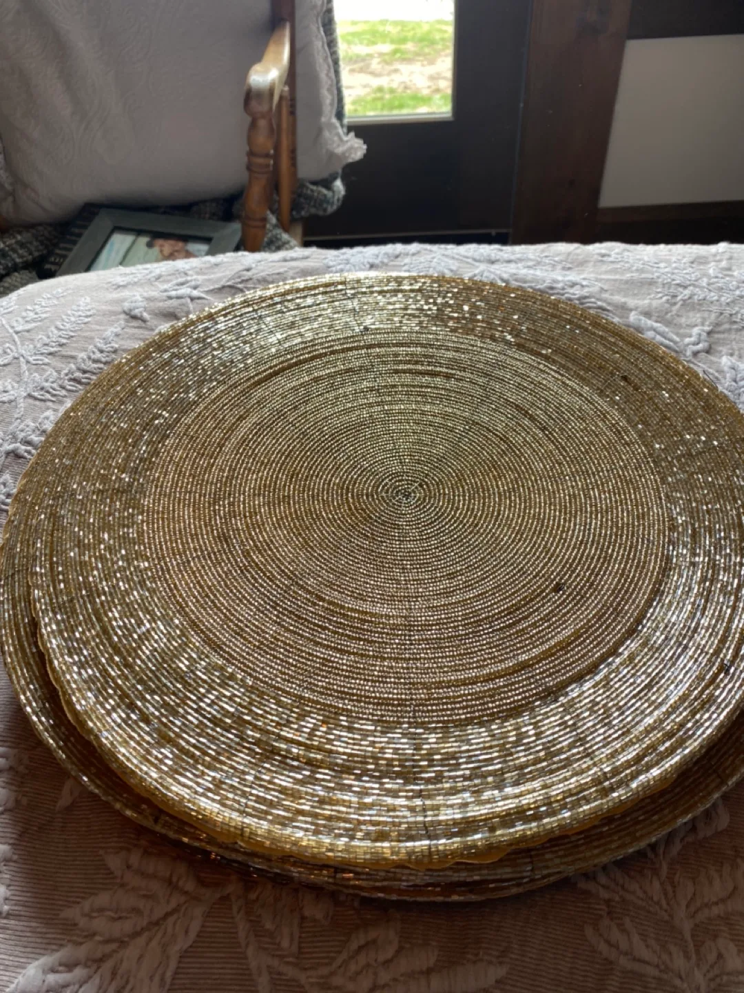 Set of Beaded Placemats thumbnail