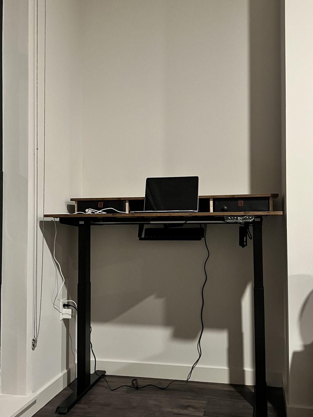 FEZIBO Electric Standing Desk - 48x24 Rustic Brown - photo 2