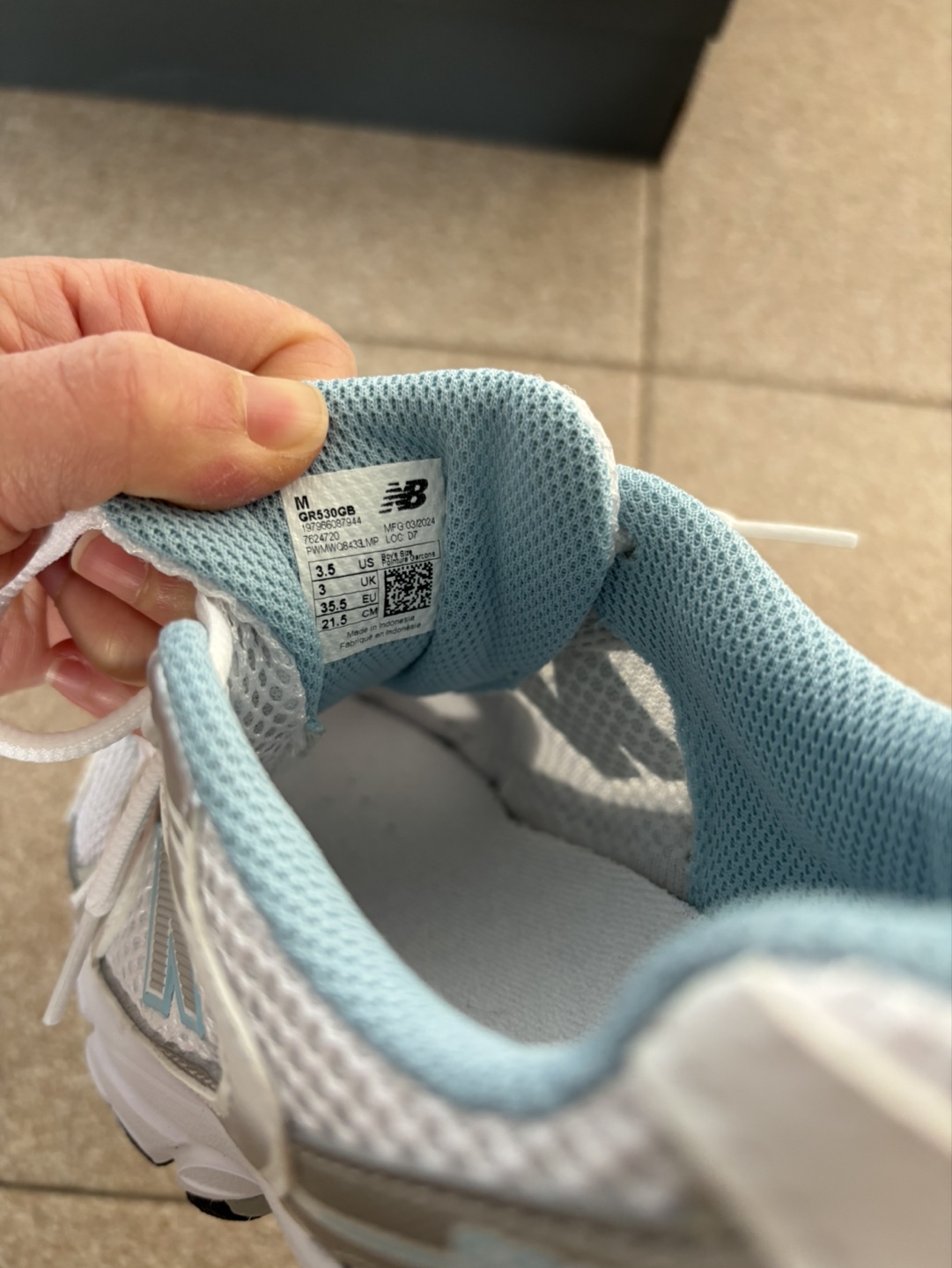 NEW  New Balance 530- Size 3.5 - photo 4
