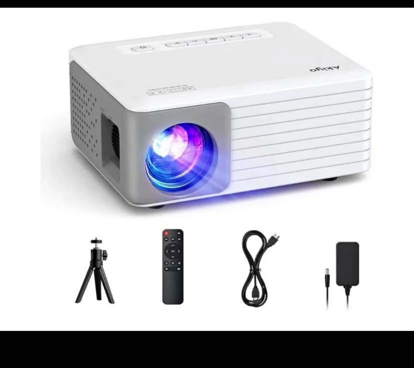 Akiyo Mini LED Projector with Accessories thumbnail