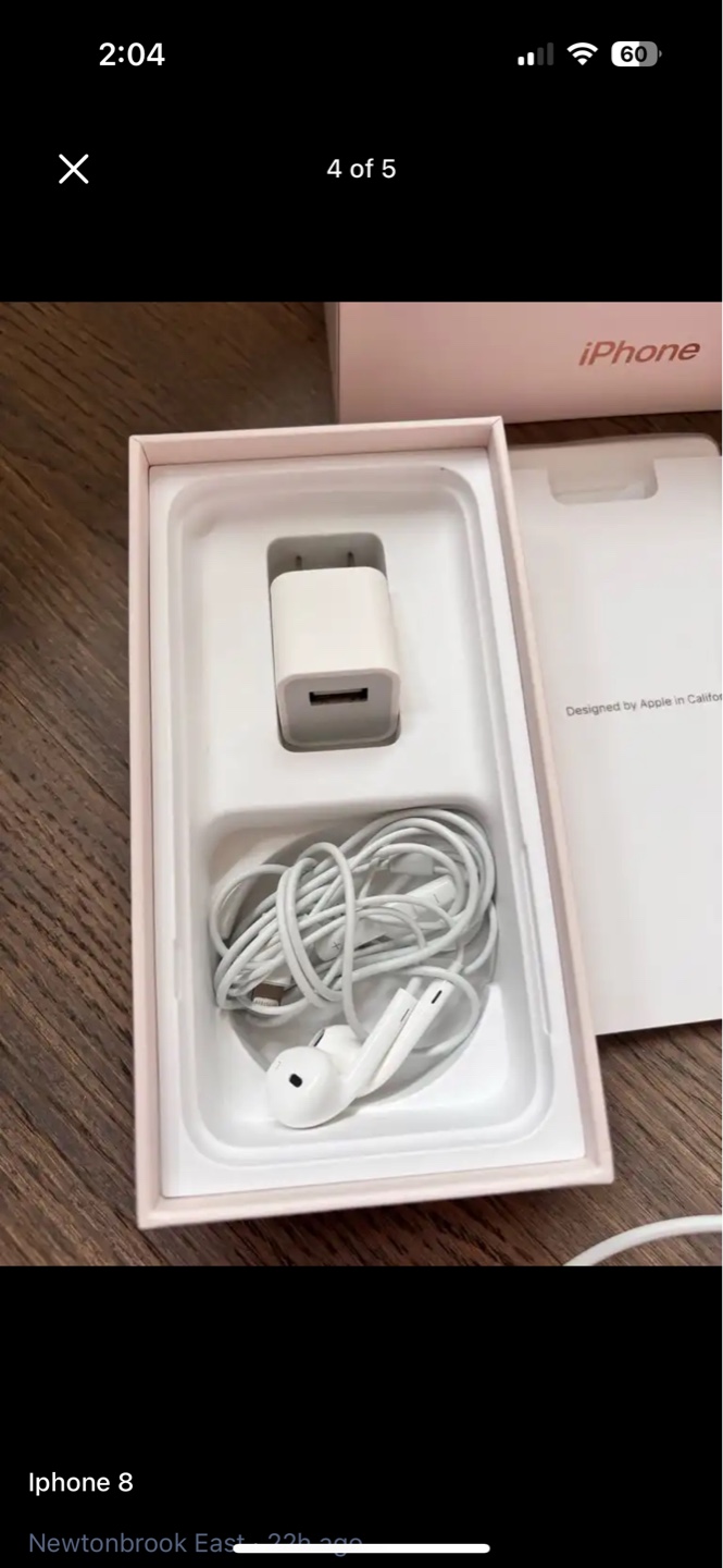 iPhone 8 64GB in Rose Gold with Box and Accessories - photo 3