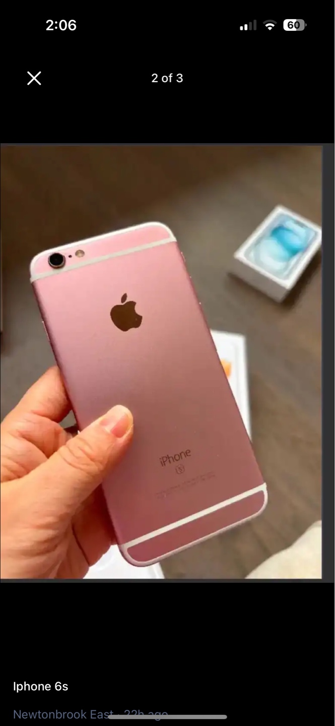 Rose Gold iPhone 6s