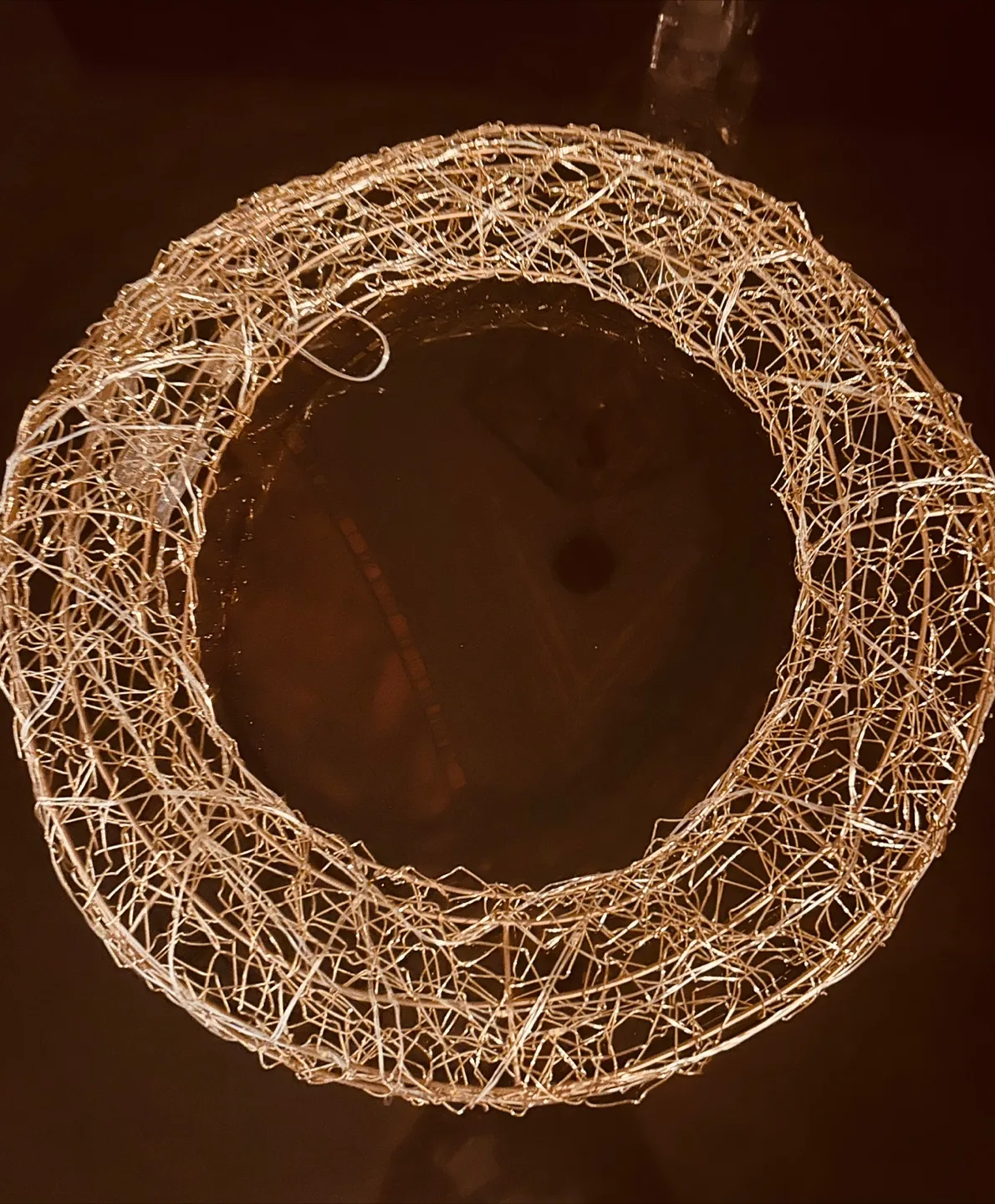 Northlight Seasonal 18" Faux Metal Wreath with Lights image indicator(3)