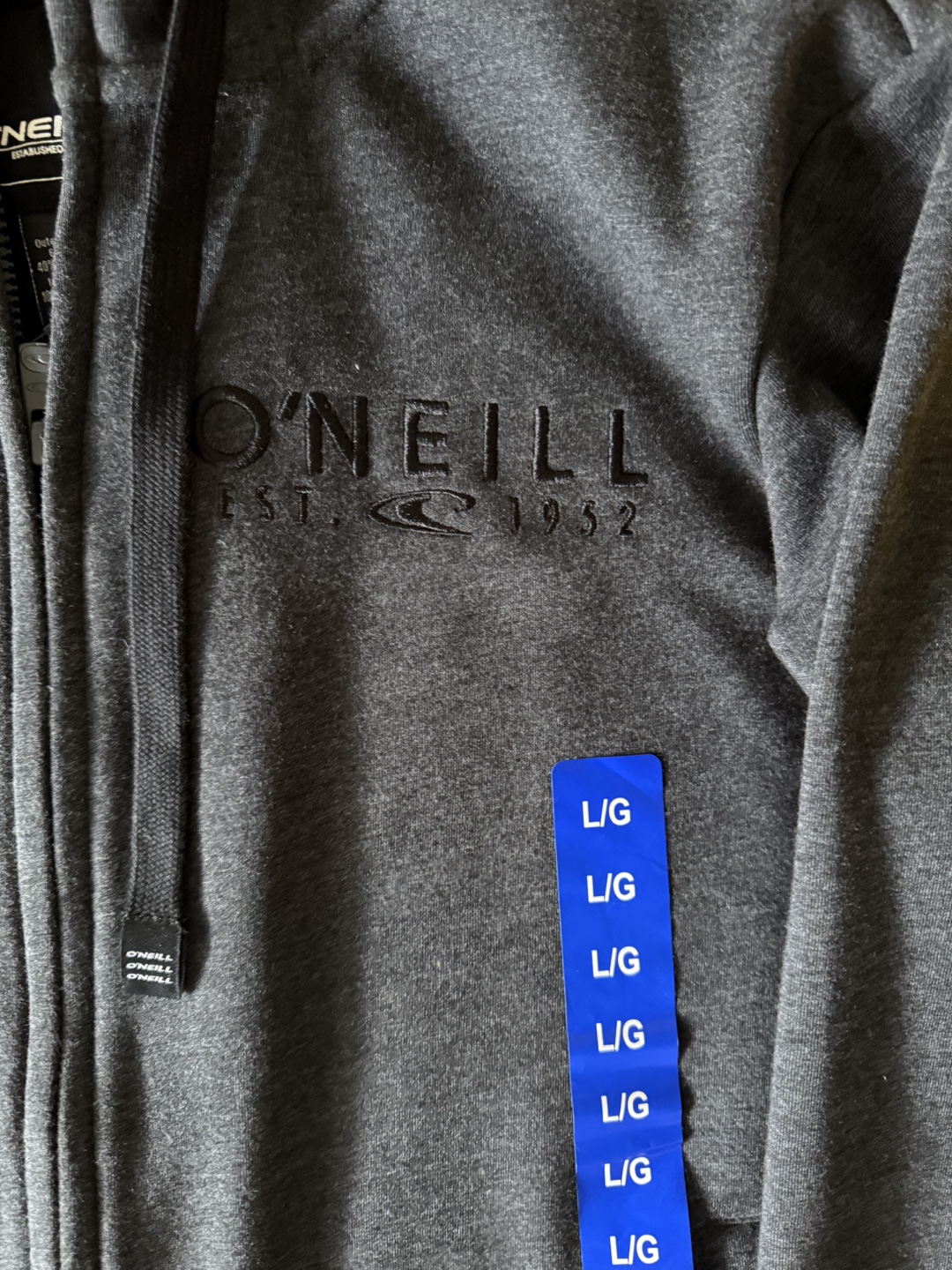 Men's O'Neill Zip-Up Hoodie - Size Large - photo 2