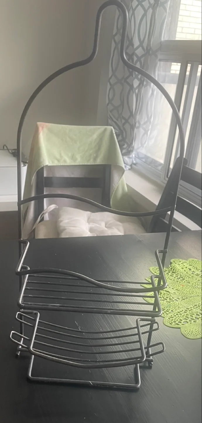 Black Metal Shower Caddy image indicator(2)