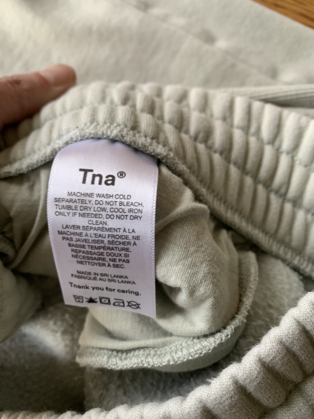 TnA Size Large Light Green Joggers - photo 3