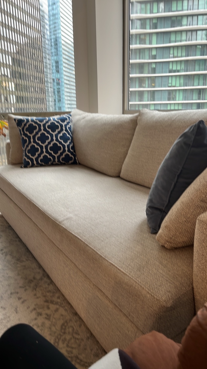 Crate & Barrel sleeper sofa - photo 2