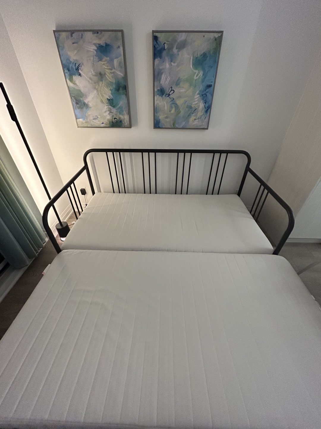 IKEA FYRESDAL Bed with 2 Twin Mattress - photo 2