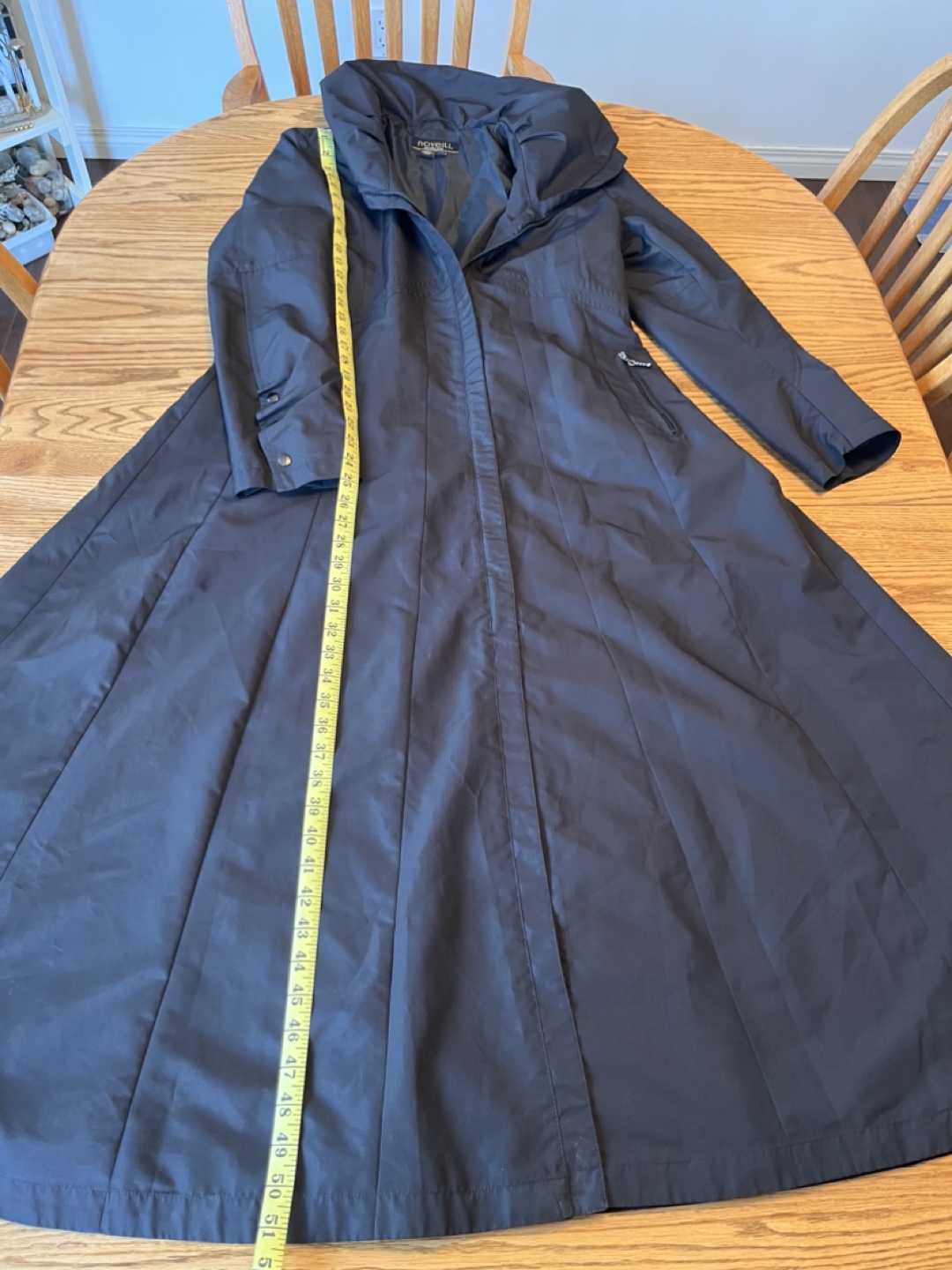 Novelti Adorable Junior Black Long Coat Size 7/8 - photo 5