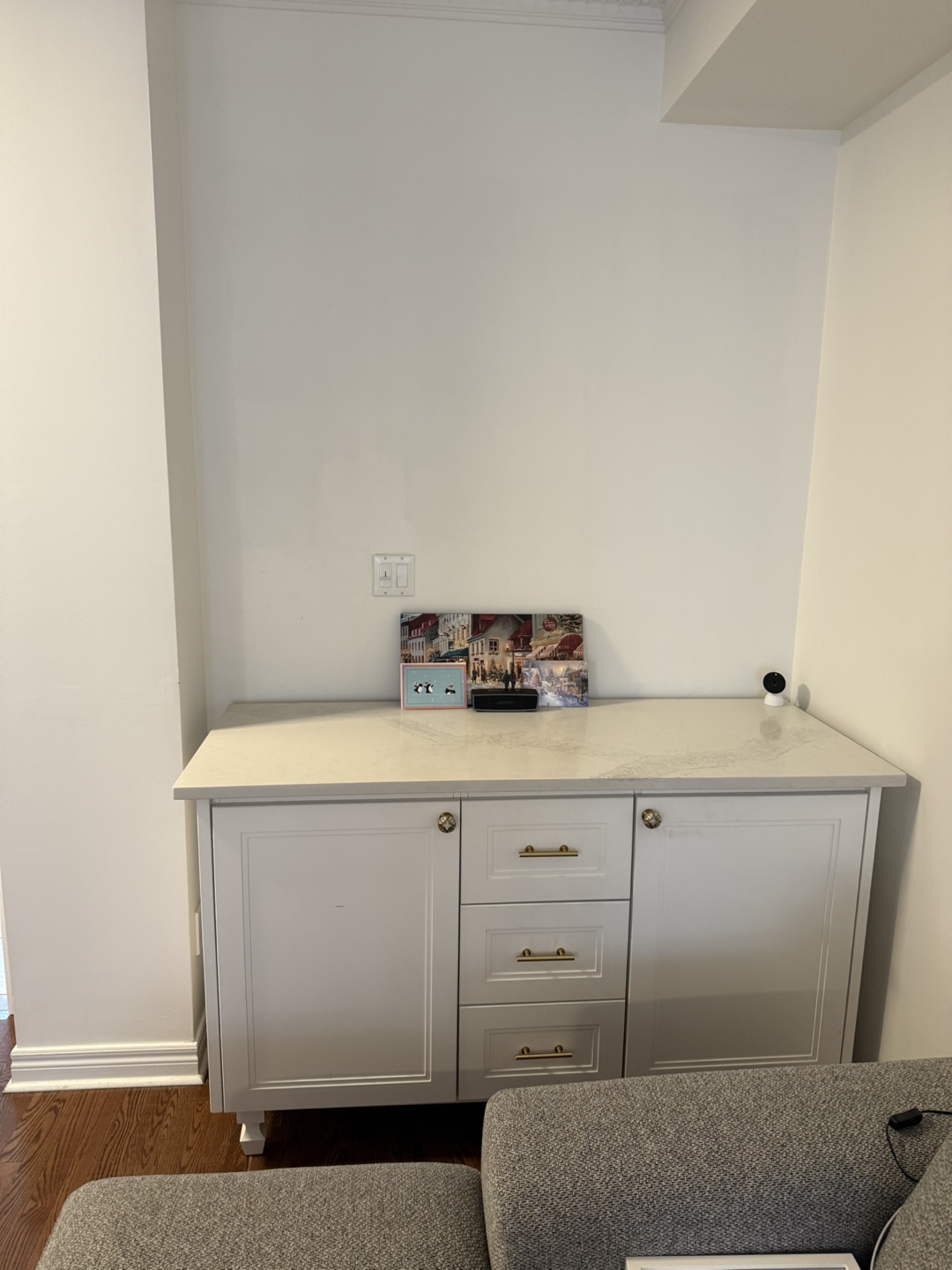 White Cabinet with Quartz Countertop - photo 3