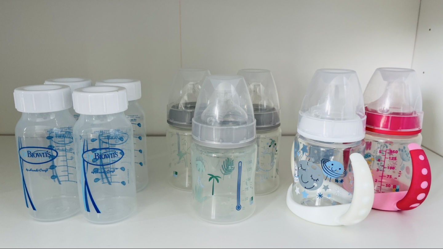 Bundle of Baby Bottles - Dr Brown's & NUK
