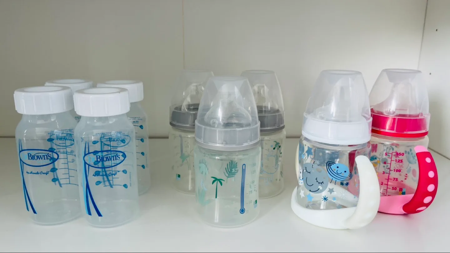 Bundle of Baby Bottles - Dr Brown's & NUK thumbnail