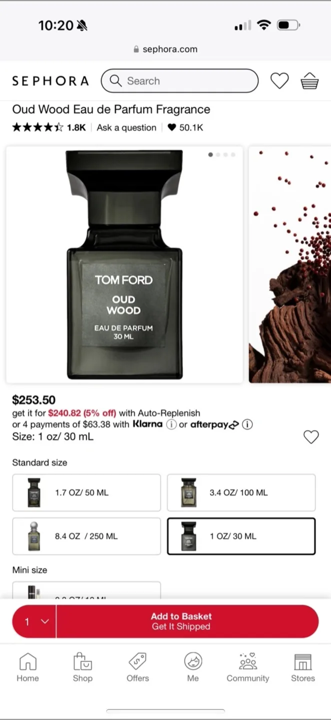 TOM FORD - OUD WOOD 30ml **$120** 100% AUTHENTIC image indicator(5)
