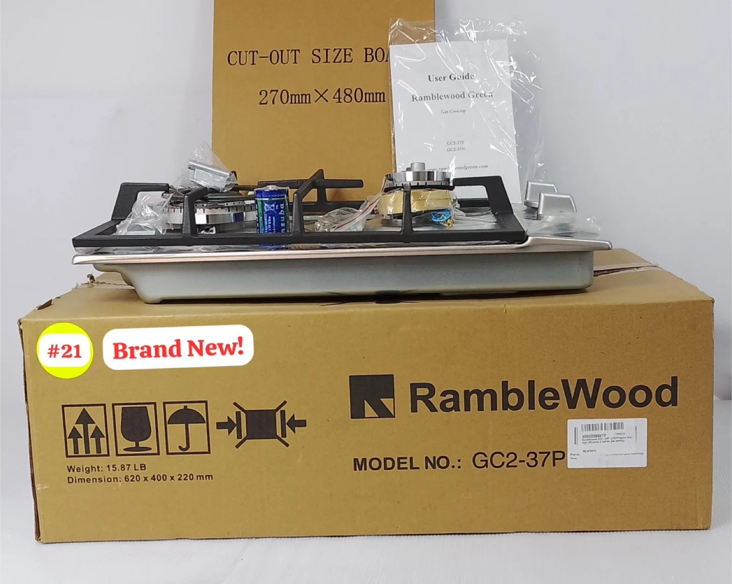 RambleWood - Burner Gas Cooktop thumbnail