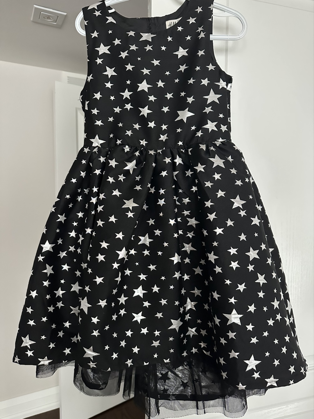 Girls' Black and Silver Star Dress H&M