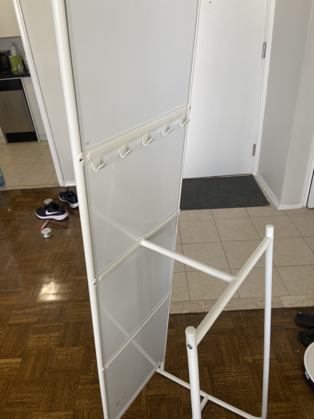 IKEA Full-Length Mirror with Clothes Rack - photo 3