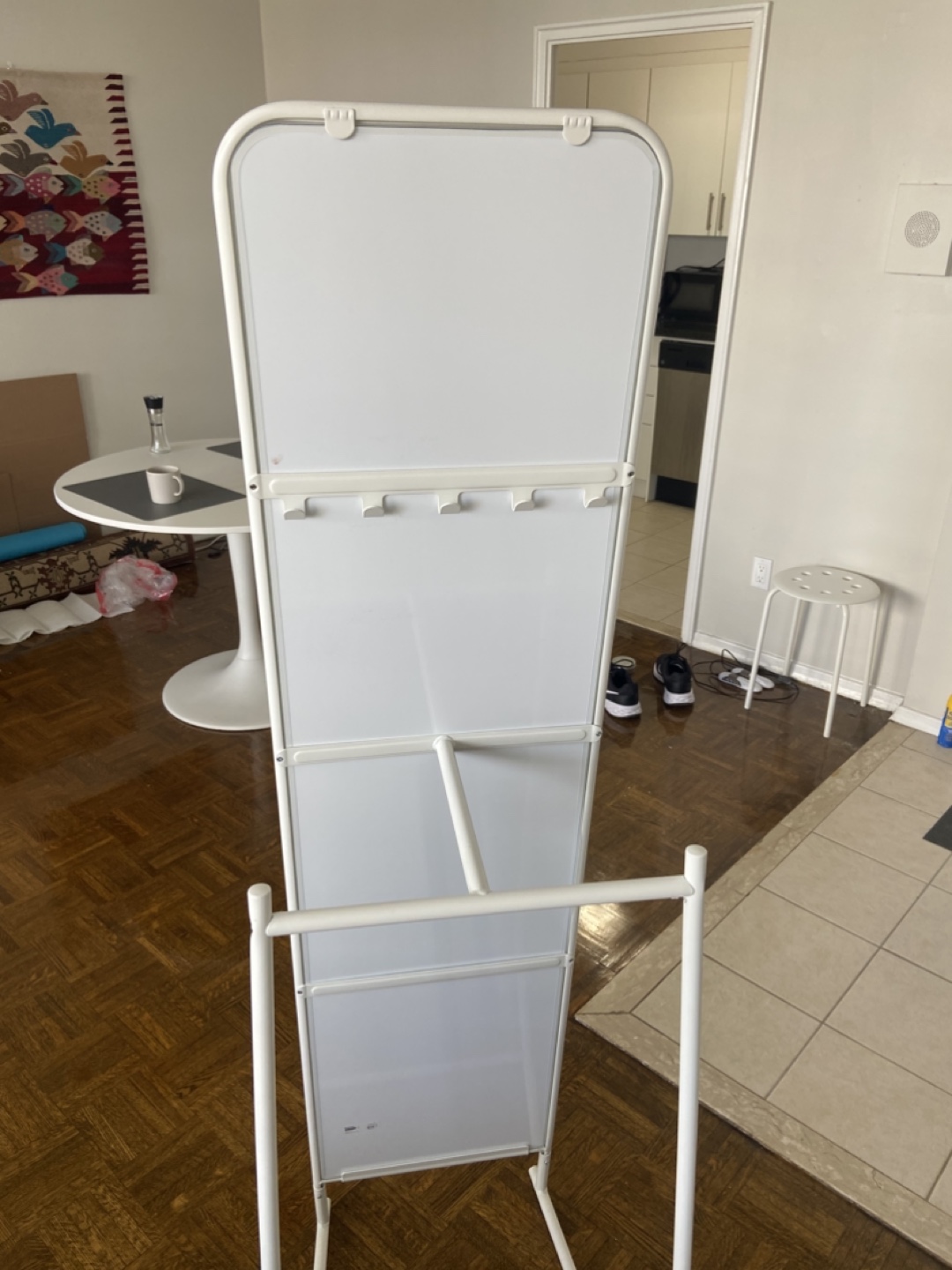 IKEA Full-Length Mirror with Clothes Rack - photo 4