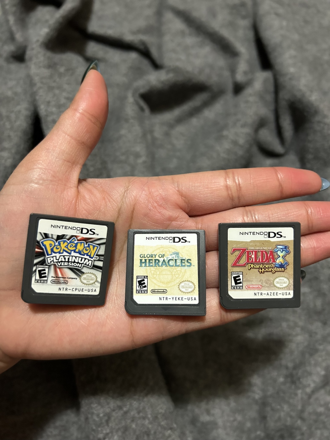 3 Nintendo DS games