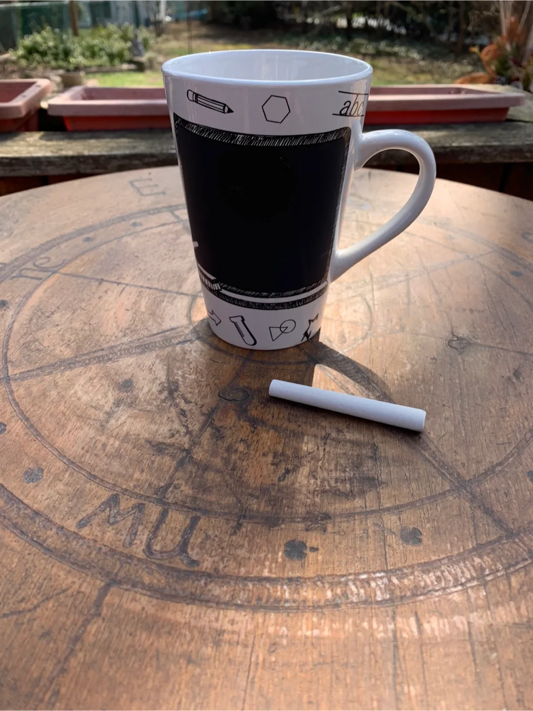 Laura Secord Clouds Chalkboard Mug💚freecycle thumbnail