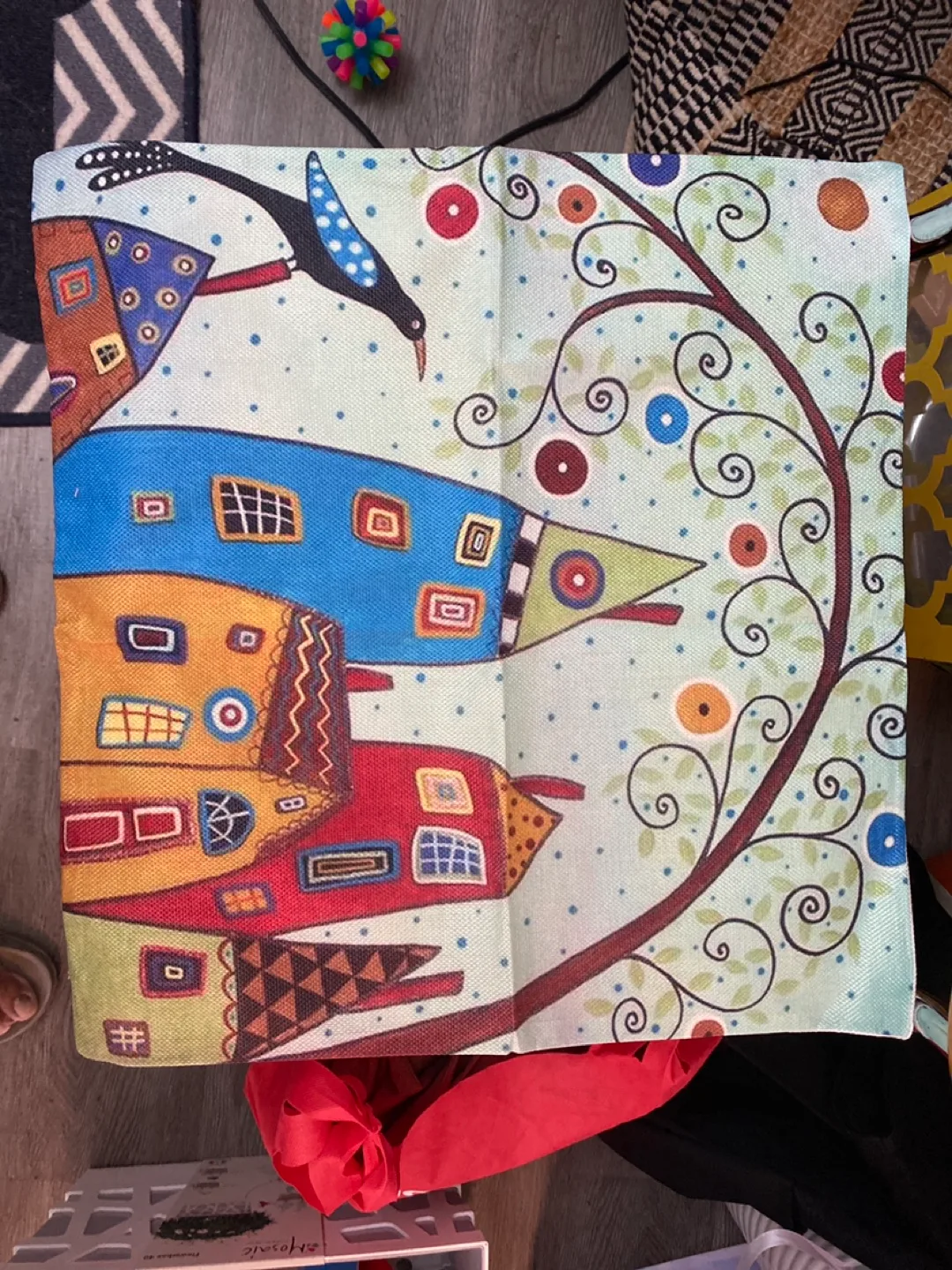 Two Unique Square Decorative Pillow Cover thumbnail