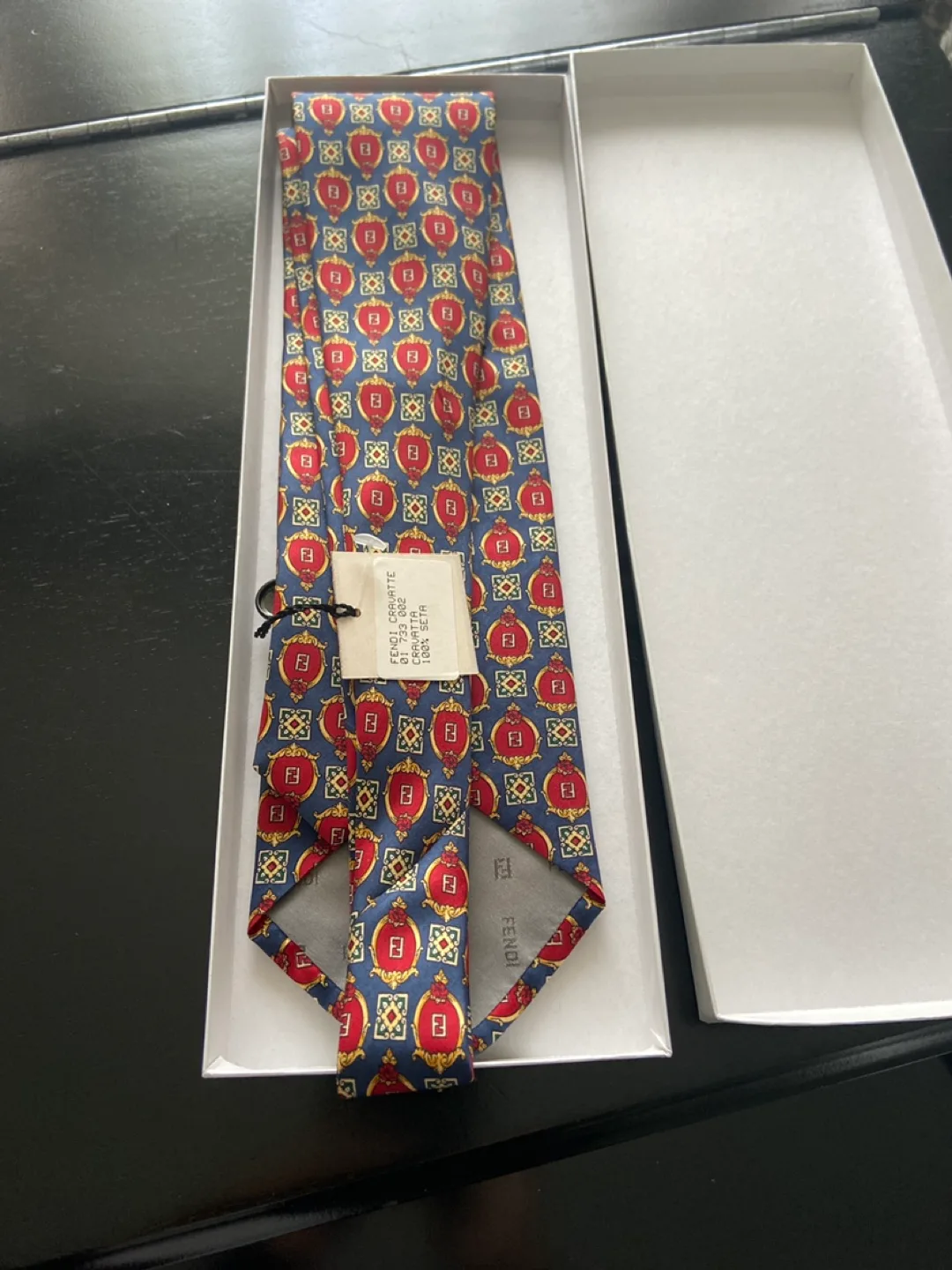 Fendi Silk Tie - New with Box image indicator(2)