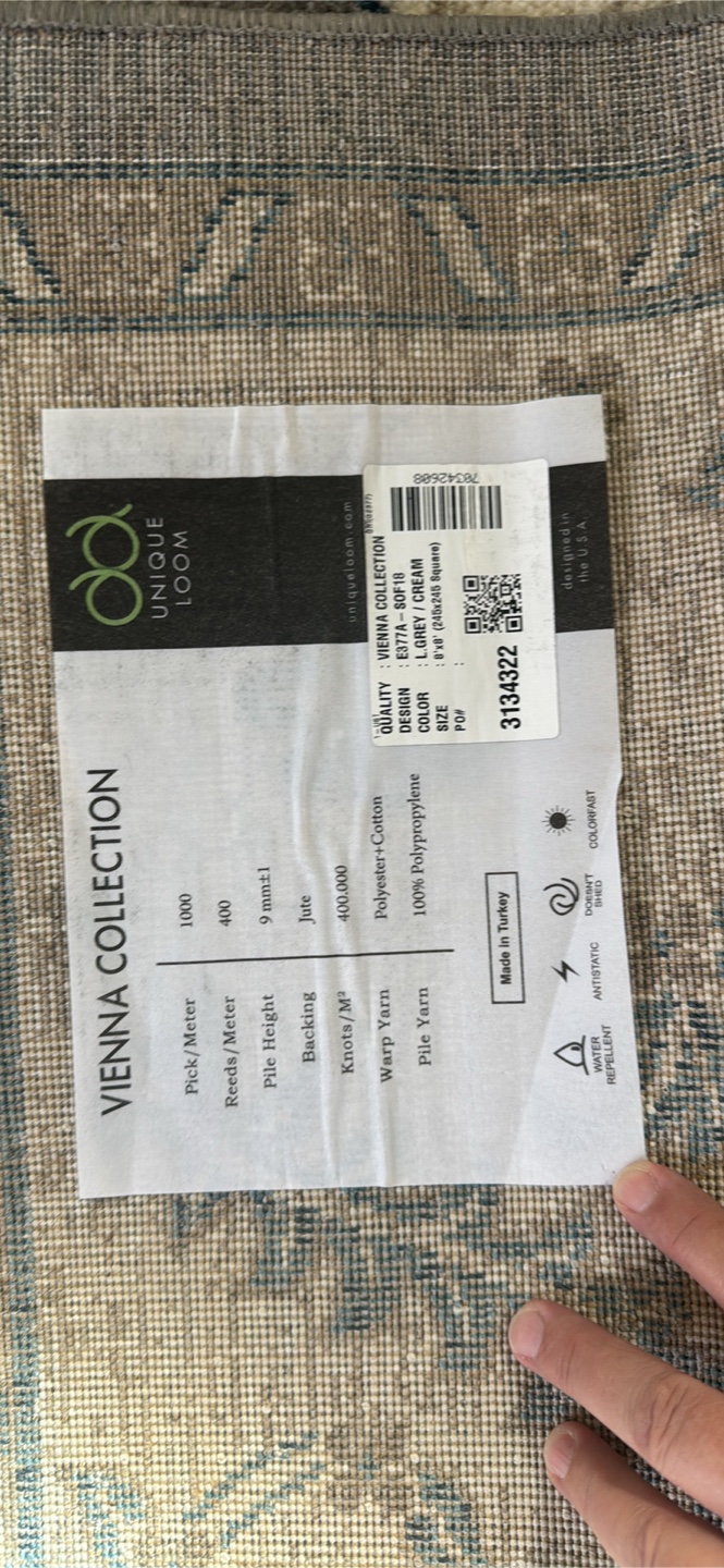 Area Rug - 8x8 feet - photo 4