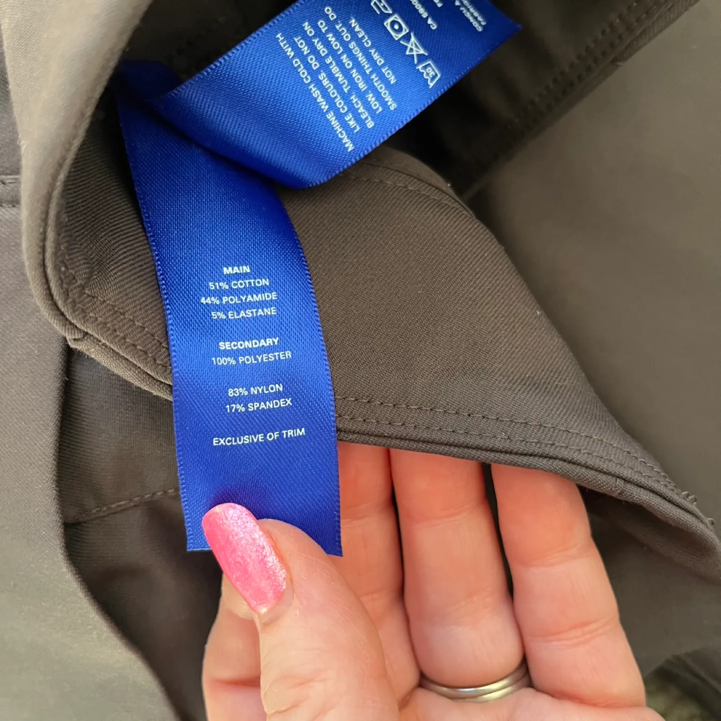 Kit and Ace Navigator Slim-Leg Brown Trousers - Size 6 image indicator(6)