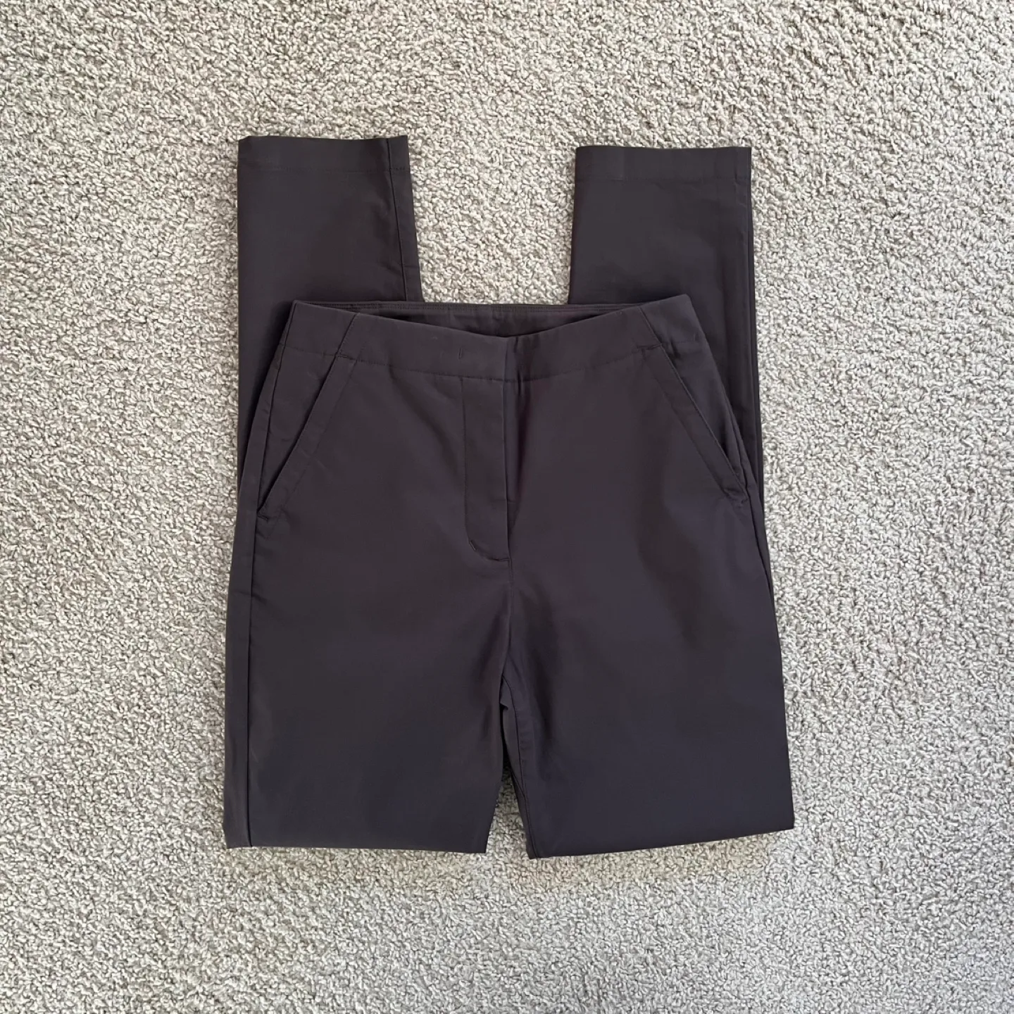 Kit and Ace Navigator Slim-Leg Brown Trousers - Size 6 image indicator(7)