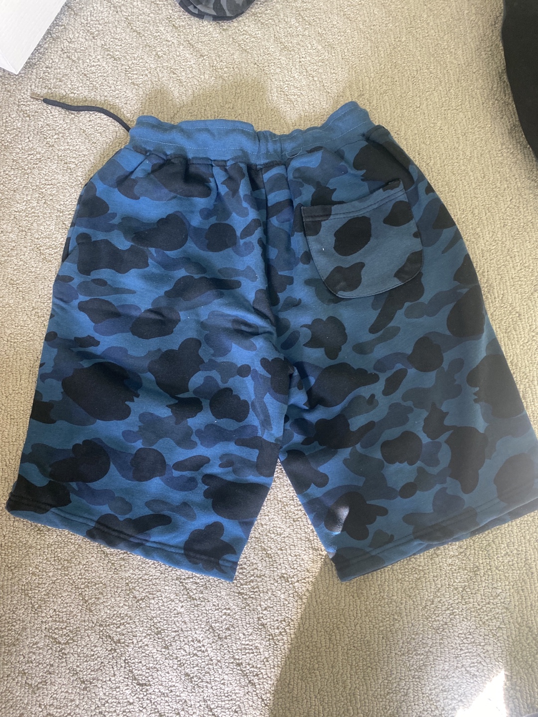 A Bathing Ape Blue Camo Shorts - photo 2