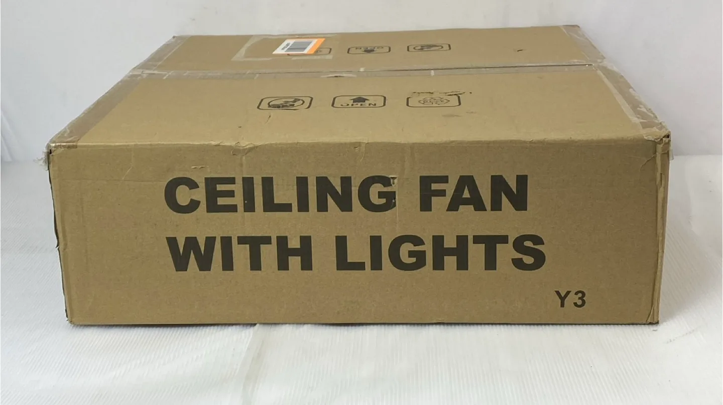 New Ceiling Fan with Light and Remote - 6 Speeds thumbnail