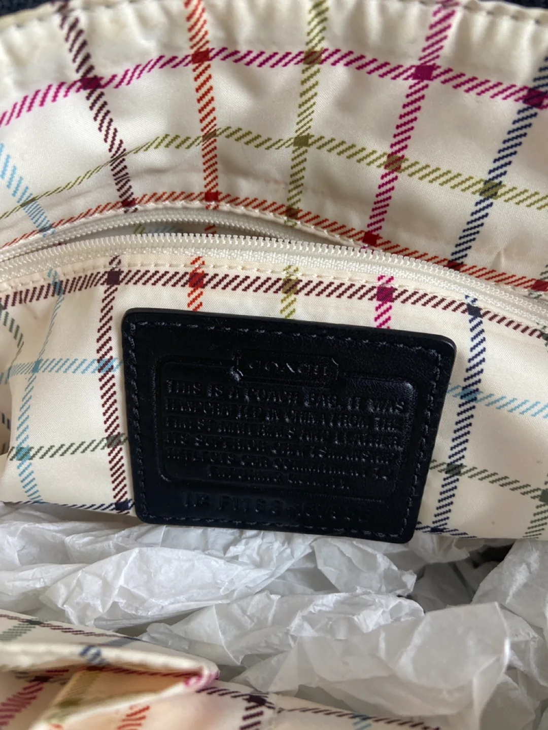 Coach Black Signature Tote Bag image indicator(3)