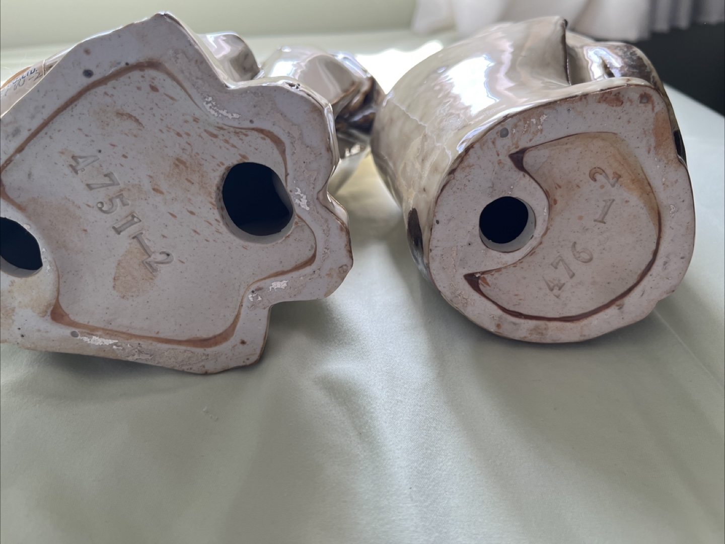 Vintage JUNYE ARTS CO., LTD. Ceramic Cat Figurines - photo 4
