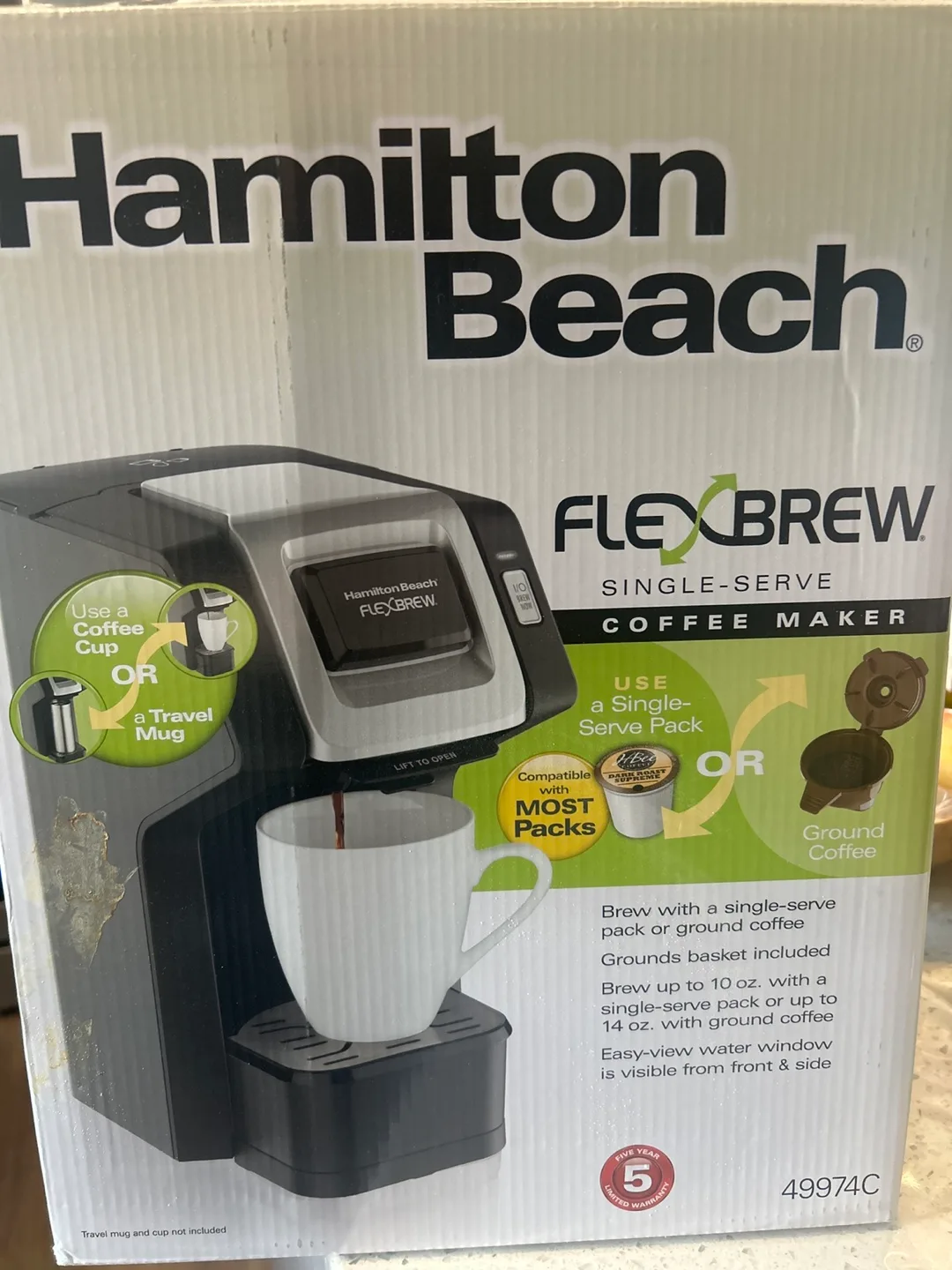 Hamilton Beach FlexBrew Single-Serve Coffee Maker