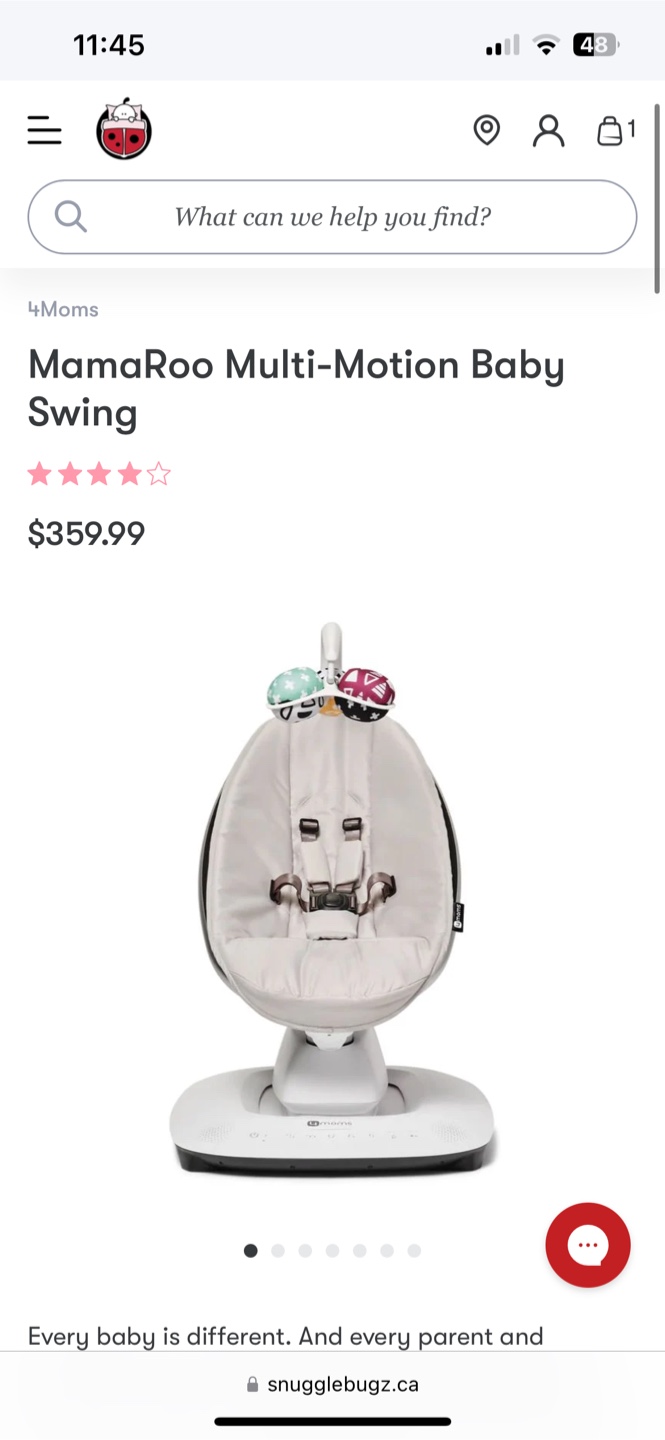 4moms MamaRoo Multi-Motion Baby Swing - photo 4