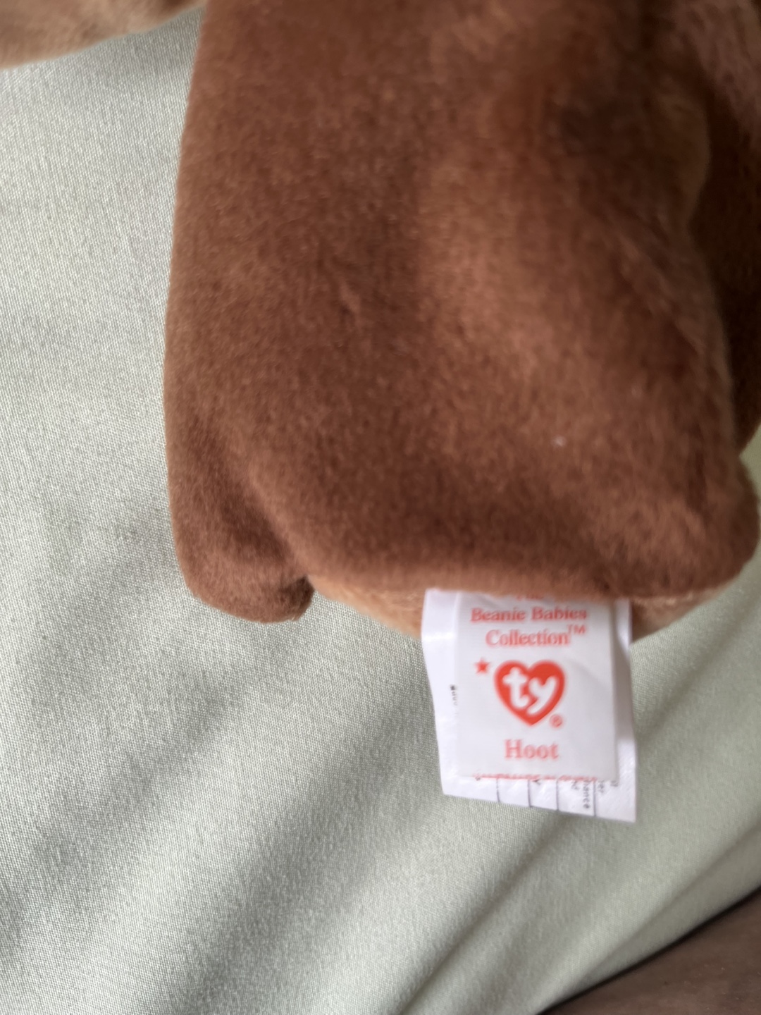 Ty Beanie Baby Hoot the Owl - photo 3