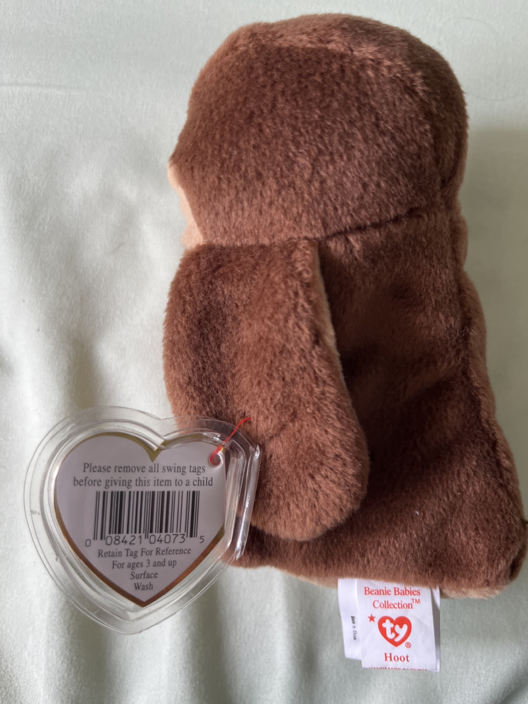 Ty Beanie Baby Hoot the Owl - photo 2