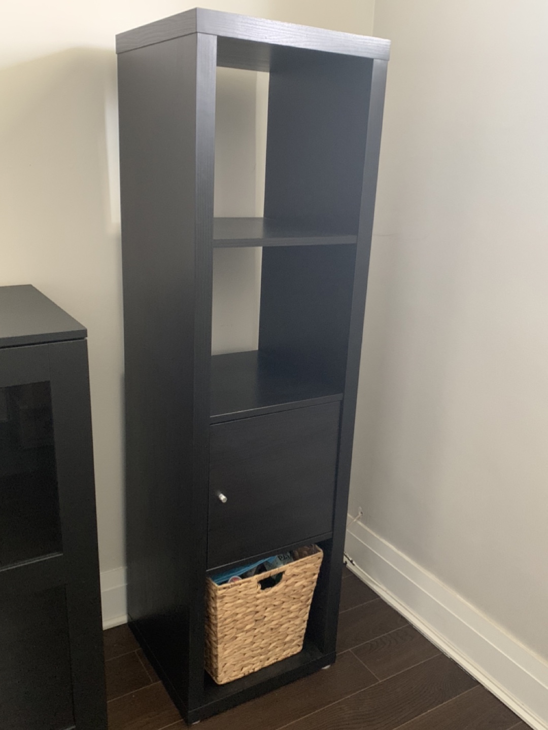 Black Cube Storage Shelf Unit - photo 2