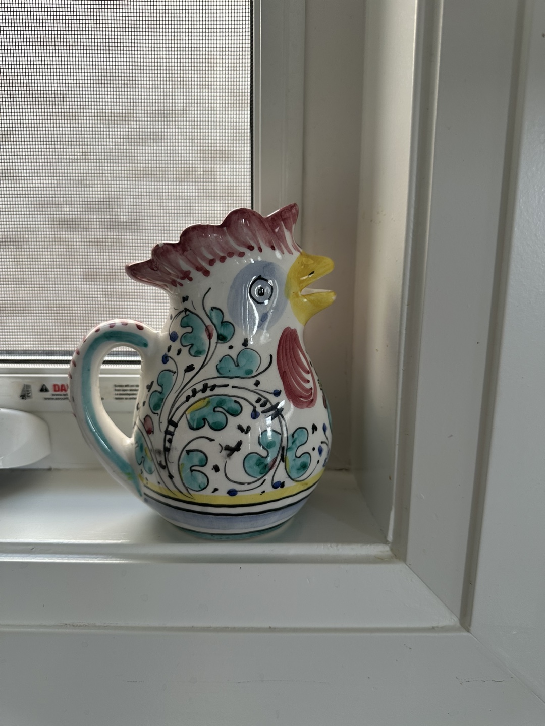 Vintage Rooster Pitcher