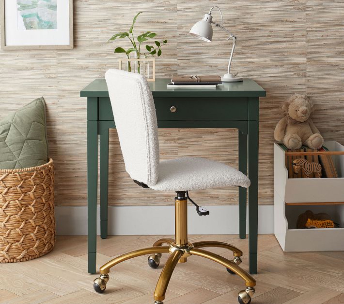 BRAND NEW! - Square Upholstered 5-Leg Desk Chair - photo 2